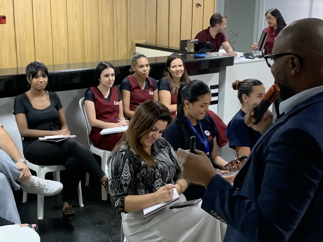 Treinamento comportamental de equipe em empresa com Eugenio Martins